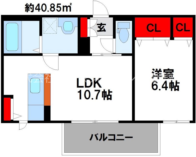 サングレコ61 間取り