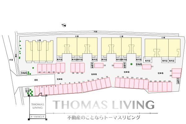グラシュプレーヌⅦ B 駐車場