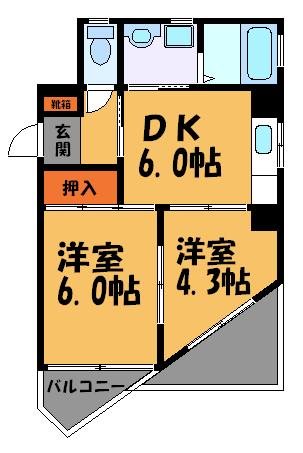 ドミール平尾 間取り