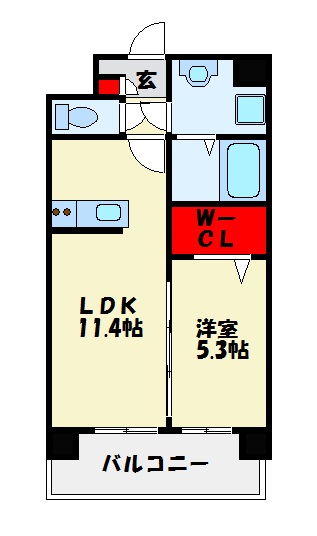 クレメンティア  間取り図