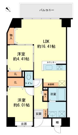 EQUAL諸岡 間取図