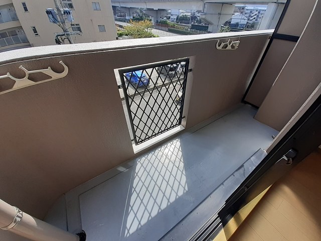 リーブラ都府楼壱番館 ベランダ