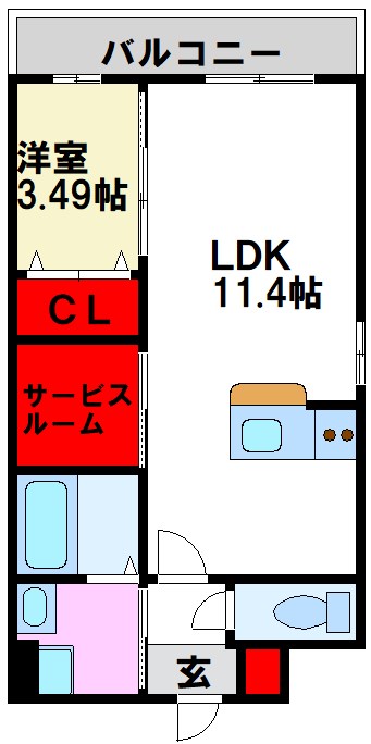 LIFEFIELD二日市南 間取り