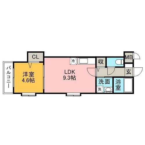 コンフォルト空港前 間取り