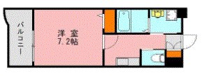 ピュアドームサンミッシェル博多 間取り図です。