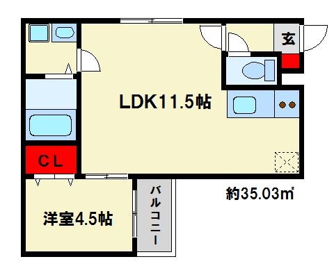 リテラ春日公園Ⅰ 間取り図　※現状優先