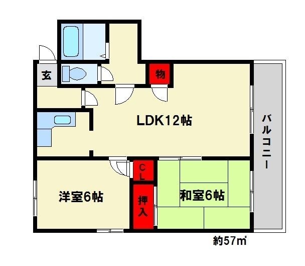 オベリンハウス 間取図　※現状優先