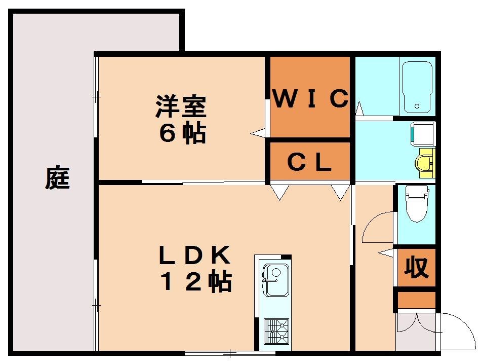 コンフォート福大前 間取り