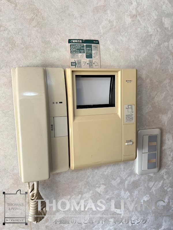 グリーンビュー立岩Ⅰ モニターインターフォン付きでセキュリティ面も安心ですね。
