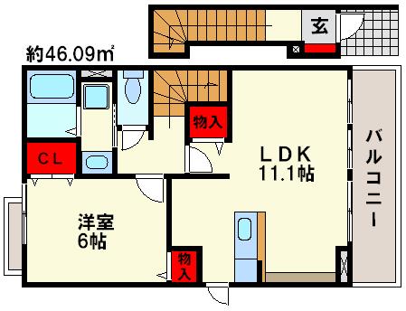 サンヴィオラ白水 間取図