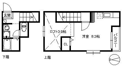 アサンブラージュ藤崎 間取り
