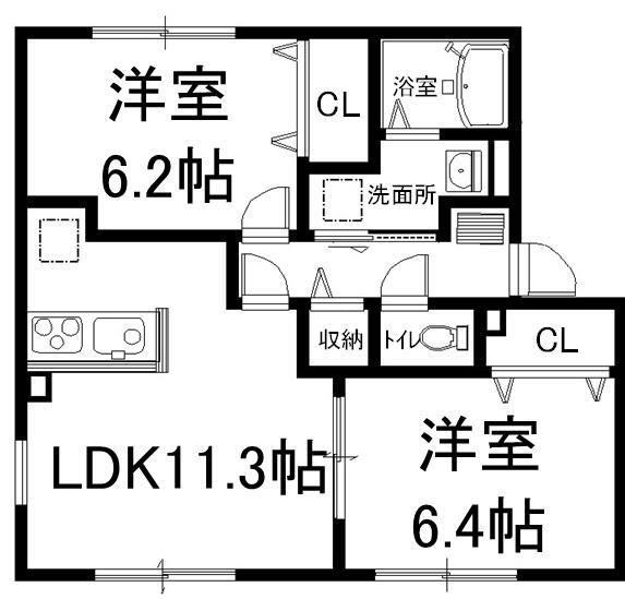 スクエア田村 間取り