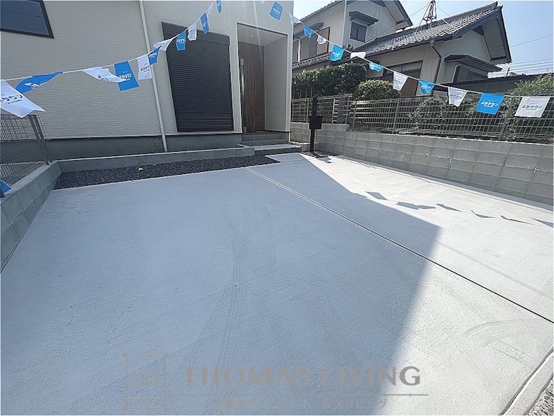 遠賀郡水巻町猪熊9丁目1期　4号棟 現地写真（駐車場）
