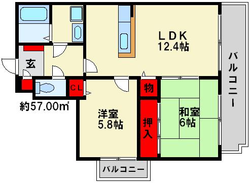 エクセル21 間取図