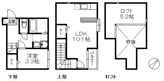 ペガーダ千早 間取