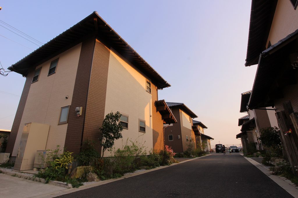 オール電化の本格木造住宅。