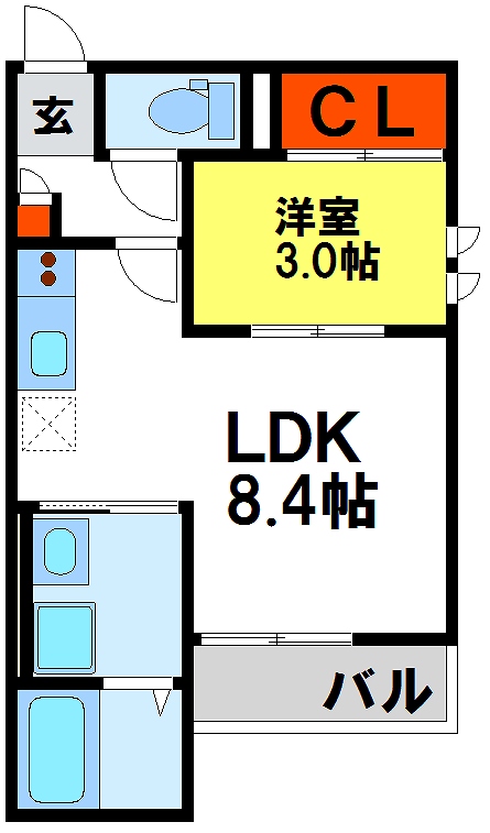 Grandtic Sunbath紫 間取