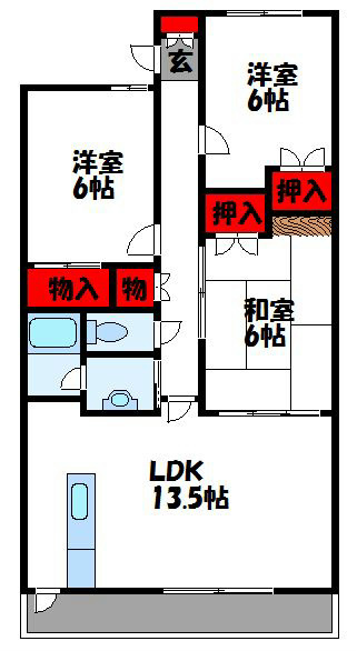 ヴィラージュ集 間取図