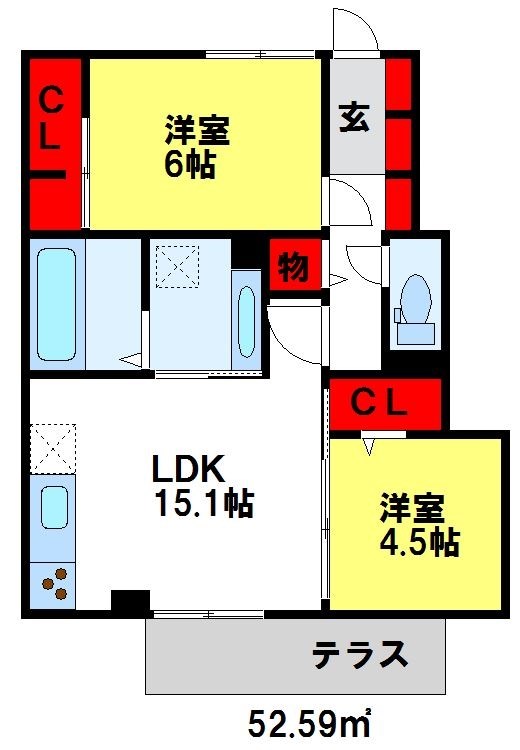 ルメート若葉Ⅱ 福岡・佐賀の賃貸物件・お部屋探しはトーマスリビングまで。
