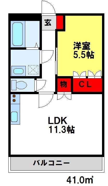 ピュアライズ ※間取り反転 各部屋収納たっぷりです