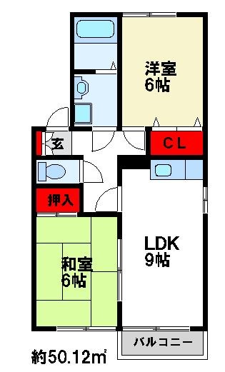 セジュールエスポアール 間取り　※現状優先