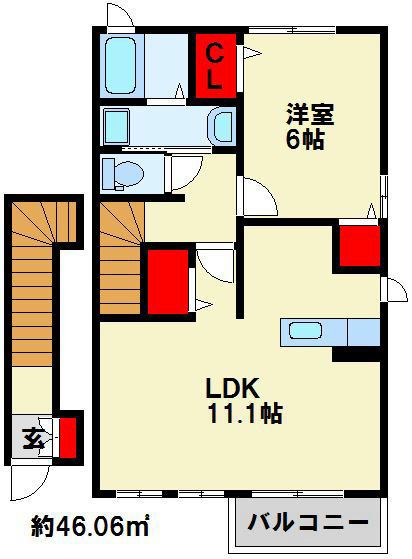 ソレイユ元町Ⅲ 間取り