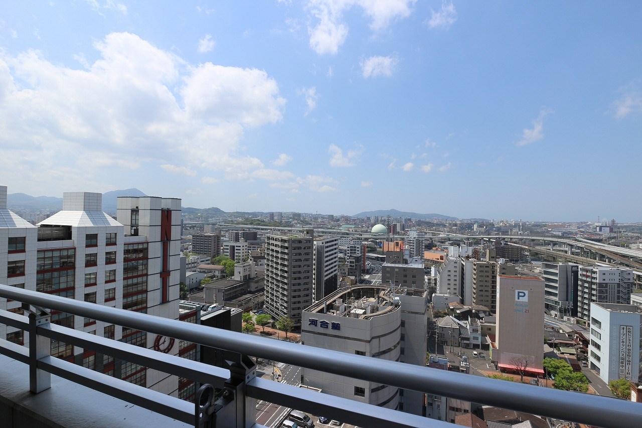 小倉D.C.TOWER  ベランダからの眺望は絶景です。