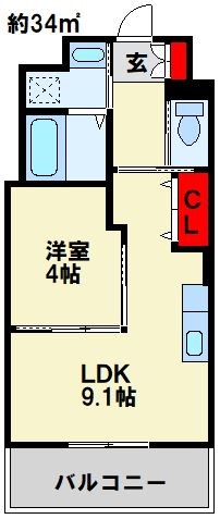 ソレイユ・ルヴァン赤坂  間取り