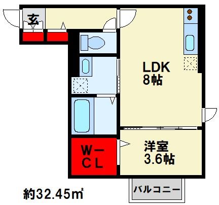 Polonia MatsubaraA棟 間取り