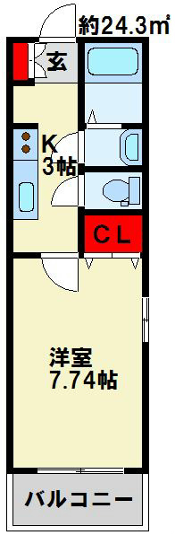 Live Flat藤松 間取り