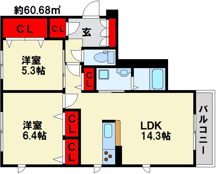 NADYA上富野 間取り図