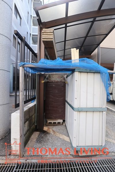コーポカーペンターⅡ 敷地内にごみ置き場があります。