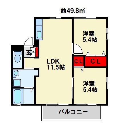 ヴィラージュ A棟 間取り