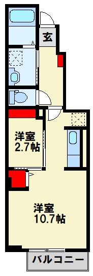 エクセレント本城 Ｂ棟  間取り