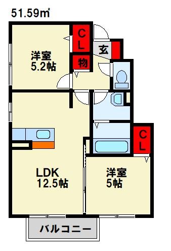 グレイス・ピュア 間取り