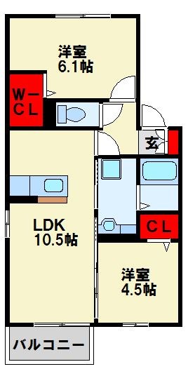 コーポ浅川 間取り