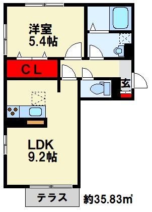 ザ・レジデンスD-room守恒 間取り