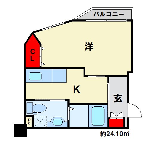 旦過タカヤコーポレーションビル 間取り