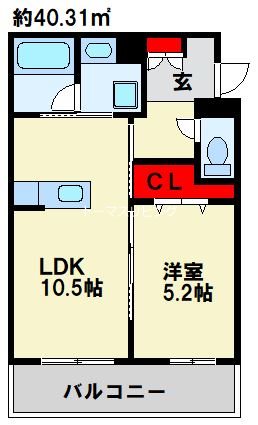 フルール・ド・ヒサノ 間取り