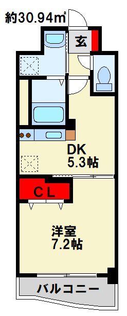 エス・テイト守恒 間取り