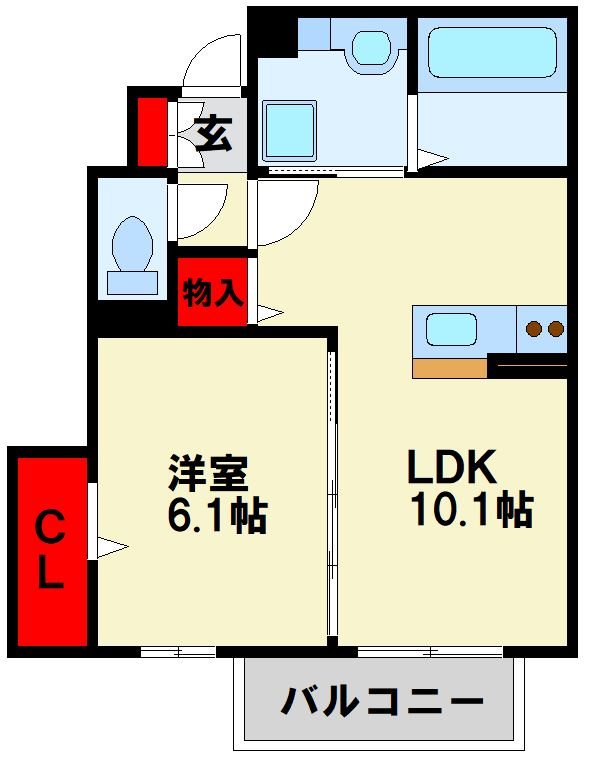 D-roomたかむら A棟 間取り