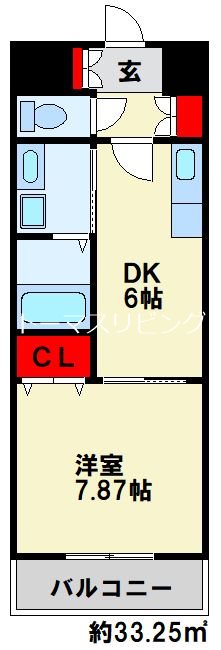 ギャラン吉野町 間取り図