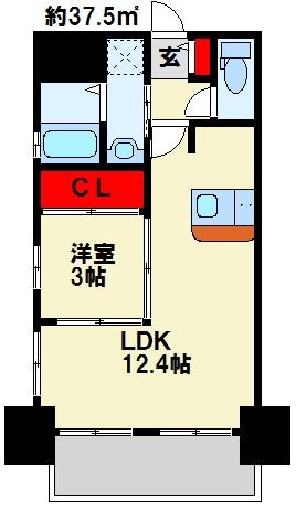 門司ポロニア 間取り図