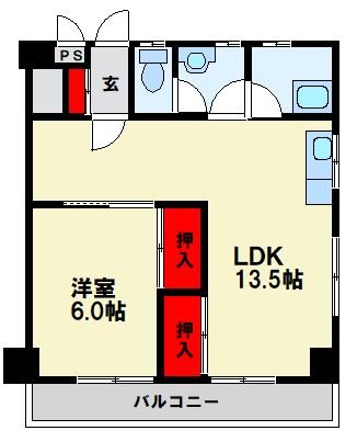 ブルーハイツ岸の浦 間取り