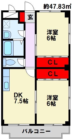 エルカーサ引野 間取り