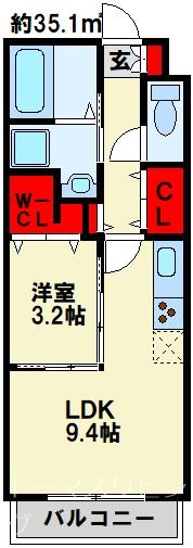 アヴァンセ井堀 間取り
