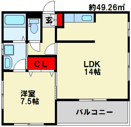 WIN小倉 間取り図