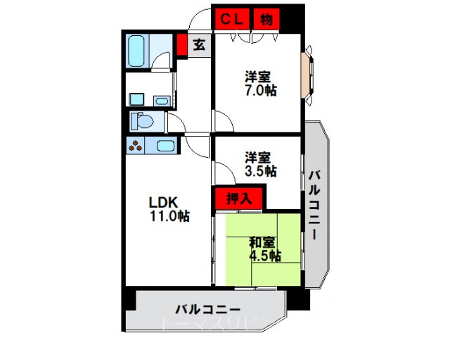 ラディア霧ヶ丘 間取り