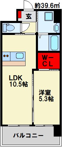 GRACE上富野 間取り