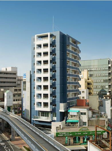 モノレール駅と総合病院が隣接です。